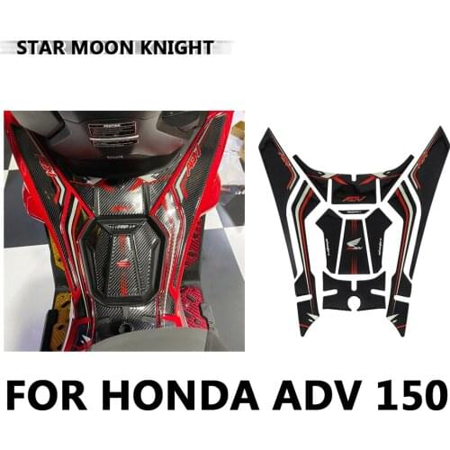 Motorcycle 3D Gel fuel tank pad sticker engine protection Prevent scratc decorative sticker decals kit For Honda ADV 150 adv150