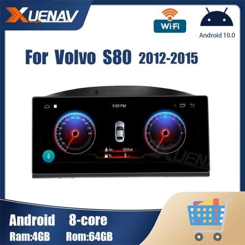 Car Radio GPS Navigation For volvo S80 2012 2013 2014 2015 Android 2 Din DVD Stereo Video Car Multimedia Player
