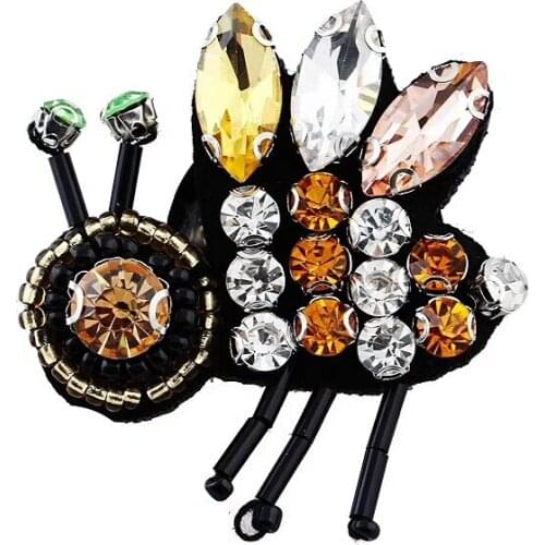 OneckOha Bird Owl Animal Bee Brooch Pin Stitch Embroidery Tree Brooches DIY Fabric Pin Womens Garment Accessories