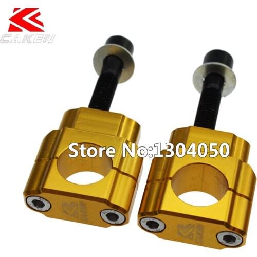CNC Aluminum 7/8" To 11/8" 28mm ATV Motorcycle Dirt Bike Handlebar bar mount Fat Bar Riser Clamps mounts M10 NEW