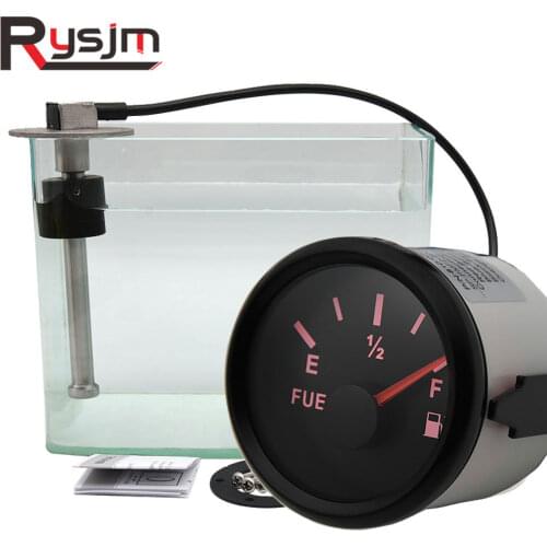 Fuel Level Sensor 0-190ohm 150 200 250 300mm Water tank Level Sensors 52mm Vehicles Fuel Level Gauges for Car Boat Motorcycle
