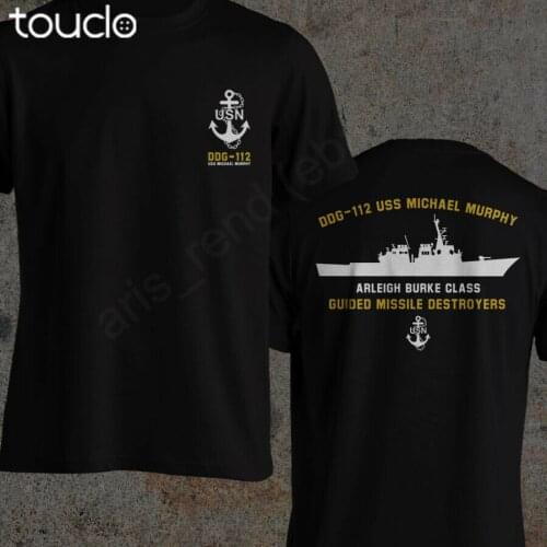 DDG-112 USS Michael Murphy Arleigh Burke Class The US Navy Destroyer Ship Shirt double sided