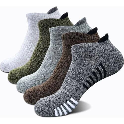 Cotton Sports Wear-resistant Breathable Mens Compression Socks Sole Loops Four Seasons Sweat-absorbent Male Basketball Socks