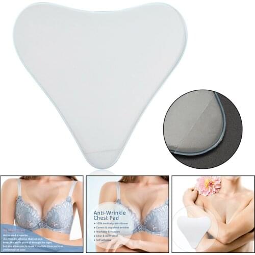 Chest Pad Sticker Anti-wrinkle Silicone Decollete Transparent For Women Lady Cleavage M2