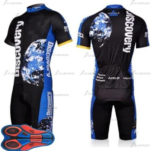 2021 DISCOVERY TEAM PRO Cycling Jersey 9D Pad Bibs Shorts Set Ropa Ciclismo Mens Summer Quick Dry Bike Shirts Maillots Culotte