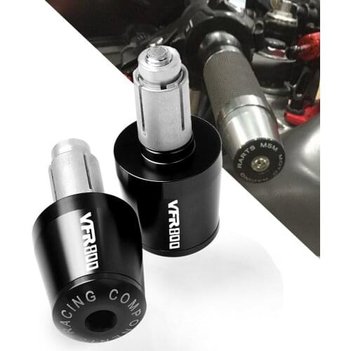 7/8" 22mm Motorcycle Accessories Handlebar Grips Ends Hand Bar Ends Grip Caps For Honda VFR800 VFR 800 F 2002 2003 2015- 2017