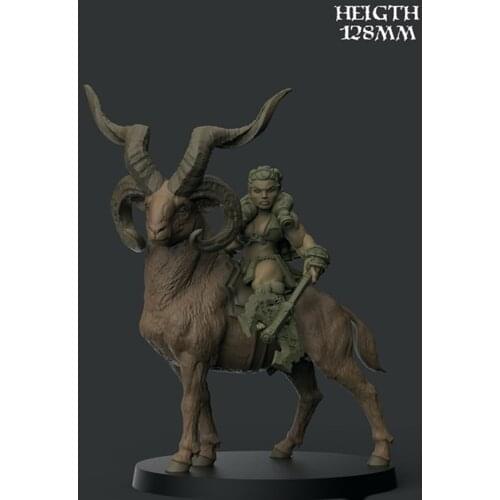 New Unassembled 128mm height ancient stand warrior Resin Figure Unpainted Model Kit