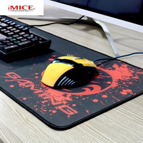 IMICE Extra Large Mouse Pad Big Computer Gaming Mousepad Anti-slip Natural Rubber Gaming Mouse Mat Thickened Mice Mat for Games