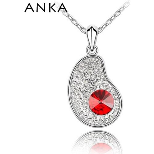 ANKA European Style Crystal Necklaces Big For Women Valentines Day Gift Main Stone Crystals from Austria #81719