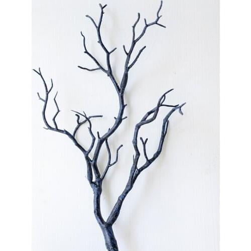 Plastic Artificial Plants Wedding Decoration Dried Tree Home Decor Peacock Coral Branches J2Y