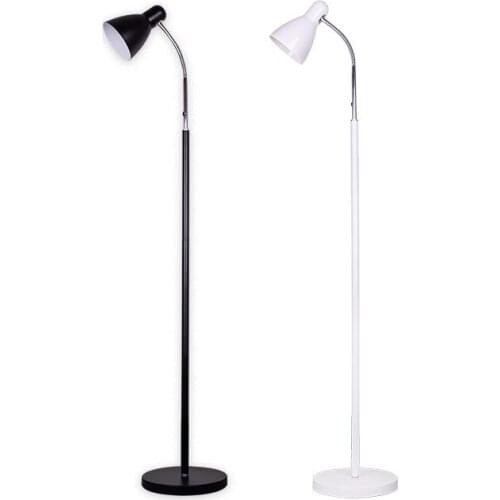Postmodern LED White Black Simple floor standing lamp lampade da terra floor light lampen Loft beautiful floor lamps nordic lamp