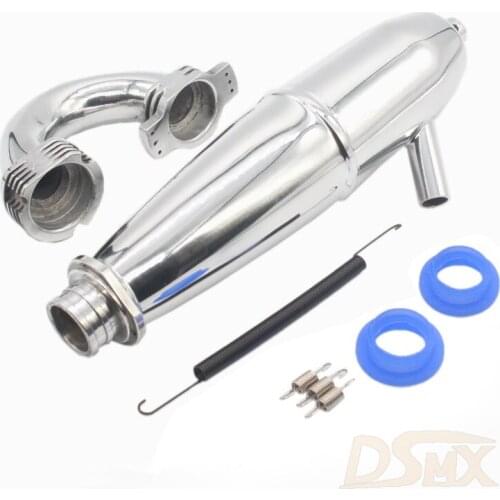 RC Alum Upgrade Exhaust 081009 Pipe & Spring Fit HSP 1:8 Nitro Buggy Part BQ004