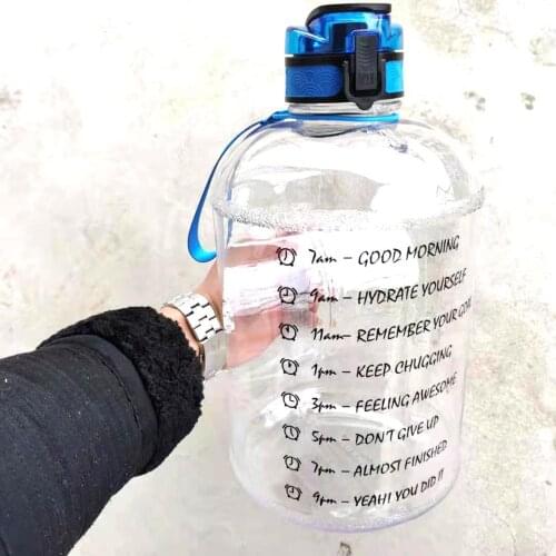 Premium 3780ml Water Bottle Sports BPA Free Jug Home Gym Workout Equipment