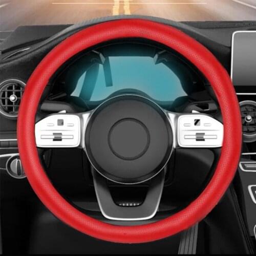 32cm Four seasons universal silicone steering wheel cover non-slip car steering wheel protective cover
