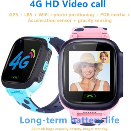 Y95 4G Kids Smart Watch Waterproof GPS+WIFI+LBS Tracker Phone Watch SOS Video Call for Children Anti Lost Monitor Baby SmartWatc