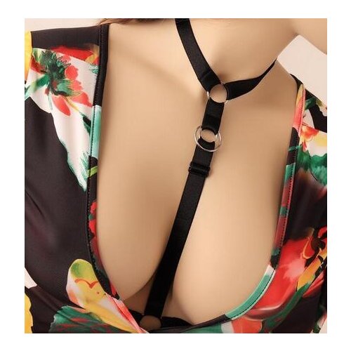 Body Harnas Bandage Meisje Elastische Beha-bandjes Cross Bra Crop Top Hol Ongevoerd Bandage Beha Ondergoed s0043