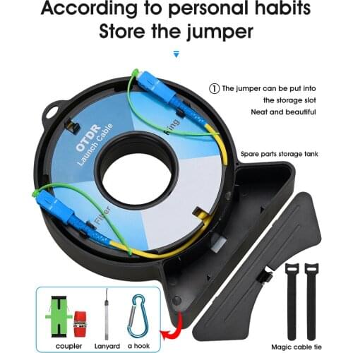 1000M SC/FC/ST/LC-UPC/APC OTDR Dead Zone Eliminator,Fiber Rings Fiber Optic OTDR Launch Cable Box SC/UPC-LC/APC