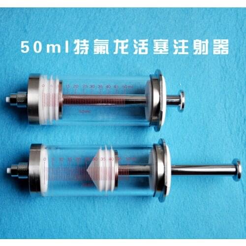 50ml PTFE piston microprecision glass needle