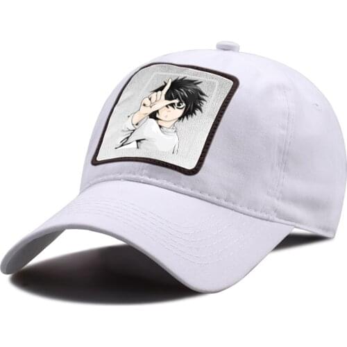 Death Note Anime Snapback Hat Cotton Sunscreen Riding Hats Outdoor Summer Casual Baseball Caps Adjustable Hip Hop Baseball Cap