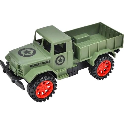 Large Childrens Inertial Military Truck Pickup Kids Car Toys Big Truck Baby Car Model Toy Children Toys