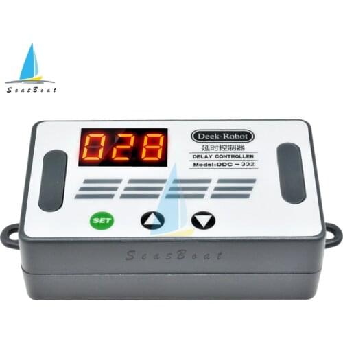 DC 12V DDC-332 LED Digital Timer Delay Relay Module Trigger Cycle Timer Delay Switch Timing Control Board With Buzzer For Car