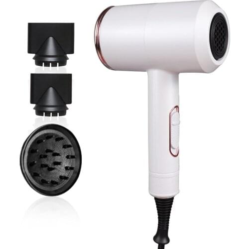 2000W Electric Hair Dryer Travel Blower Hair Dryer Hot &Cold Negative Strong Wind Professinal Quick Dry Ionic Hammer Hairdryer