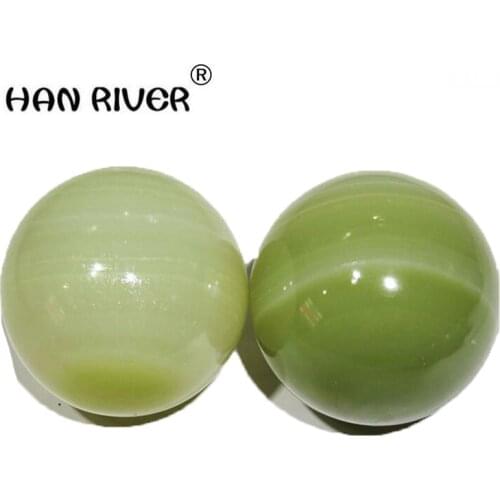 HANRIVER 2018 Afghanistans natural jade ball handball elderly health care ball solid hand in hand massager old man try movement