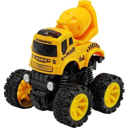 Inertia Plastic Mixer Engineering Vehicle Model Car Early Educationl Kids Toys