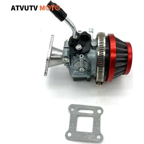 Performance 19mm Carb Carburetor With 58mm Air Filter Assembly For 2-stroke 47cc 49CC Mini Pocket Bike Mini Moto Kids Quad ATV