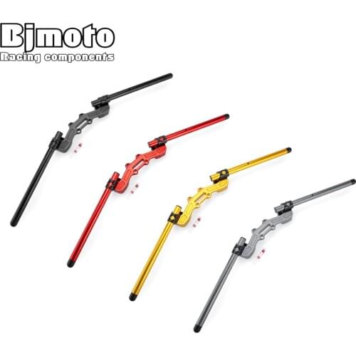 BJMOTO Motorcycle Clip on Handlebars Clipon Handle Bar For DUCATI Scrambler Cafe Racer Desert Sled Classic Icon Urban Enduro