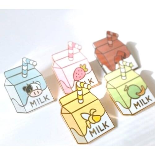 5Pcs- Creative Pop-Enamel Pin Lapel Badges Brooch Funny Fashion Jewelry