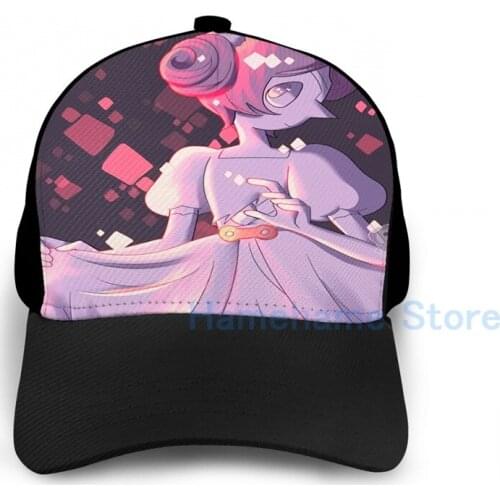 Fashion White Pearl Dress - Steven Universe. Basketball Cap men women Graphic print black Unisex adult hat