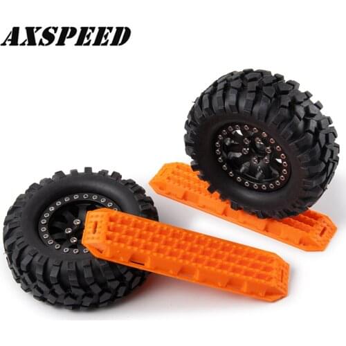 AXSPEED 2PCS Plastic Sand Ladder Recovery Board PLA Anti-Skid Plate for 1:10 RC Crawler Axial SCX10 Traxxas TRX-4 Parts