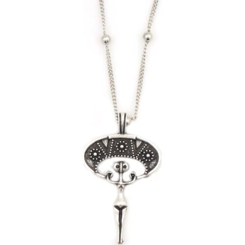 Wicca Pendant Necklace For Women Jewelry