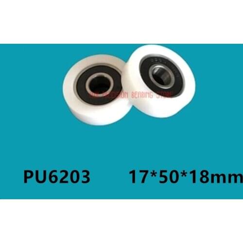 2021 Direct Selling Real 17*50*18mm Nylon Bearing 6203 Package Plastic Pulley Roller Lifting Wheel