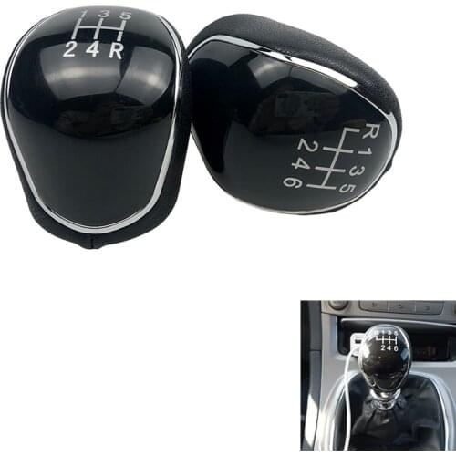 5/6 Speed Gearbox Shift Knob Shifter Stick Head For Ford Mondeo MK4 Focus MK2 MK3 C-Max S-Max I II Kuga Galaxy MK2 MK3 2007-2015