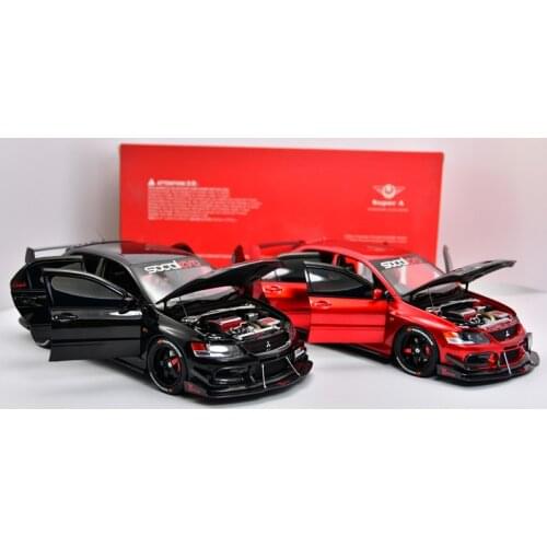 Super A 1/18 EVO9 LancerEvolution IX Modified version Limited Edition Resin Metal Die Casting Model Racing Static Toys