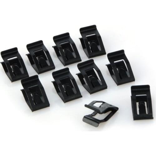 Universal Car Front Console Dash Dashboard Auto Trim Metal Retainer Black Rivet Fastener Clips For Ford Mazda Audi Toyota