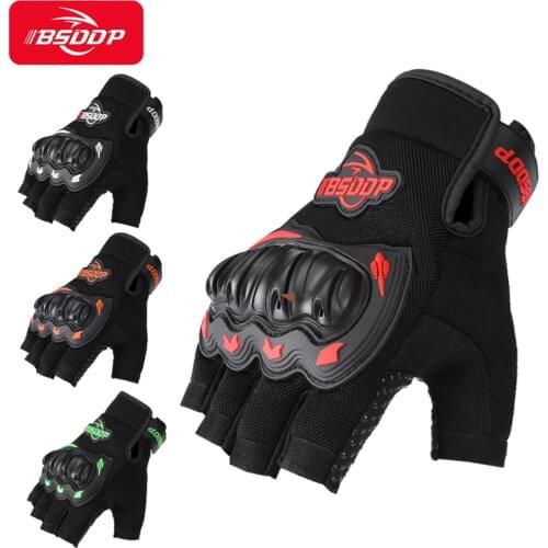 Universal Motorcycle Scooter ATV Racing Half Finger Gloves For Yamaha FZ1 FAZER FZ6 FZ6R FZ8 XJ6 MT-07 MT-09 FZ9 FZ-09