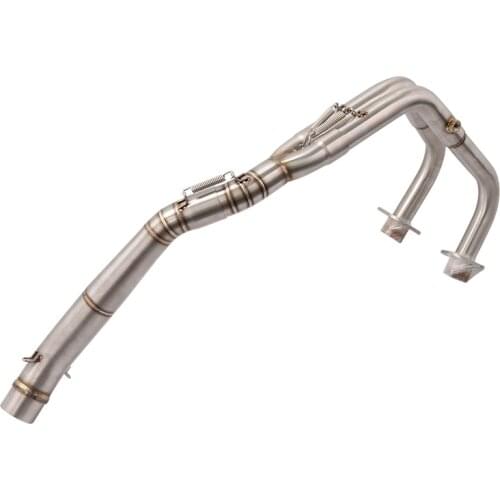 Slip On Motorcycle Exhaust Front Connect Pipe Head Link Tube Stainless Steel Exhaust System For HONDA CBR250 2018-2020