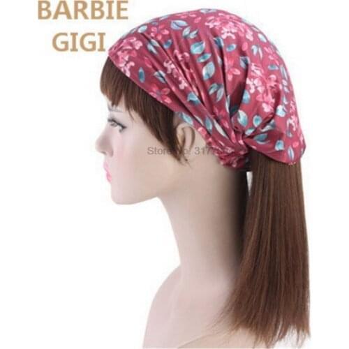 DHL 100pcs Women Wide Headband Cotton Spandex Turban Bandana Ethnic Style Geometric Floral Print Headwear