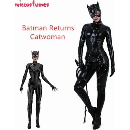 Women Cosplay Costume Cat Suit Jumpsuit Bodysuit