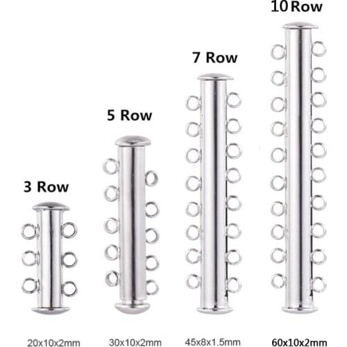 10pcs Golden/White K Copper Magnetic Clasps Jewelry Findings Making DIY Connected Clasps For Pearl Necklace Bracelets Handmade