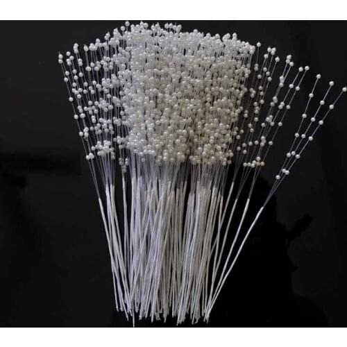 100pcs Wedding Decoration centerpiece Handmade Pearl Spray Beads Wedding Bouquet decoration diy Crafts supply gold silver gold