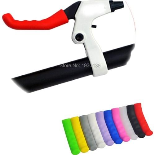 2016 new MTB mountain bike carbon fiber brake lever grip case silicone lever protector for 22.2mm 23.8mm 24mm 31.8mm bike part