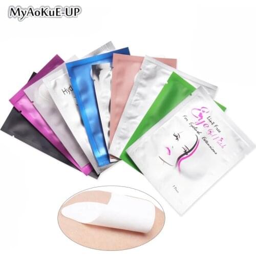 Eyelash Tool 50 pairs Eye Paper Patches Eyelashes Extension Under Eye Pads Eye Lash Thin Patch Eye Tips Sticker Wraps eyelashes