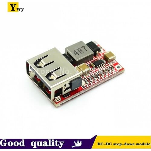 6-24V 12 V/24 V a 5V 3A Módulo de cargador USB de coche reductor convertidor CC