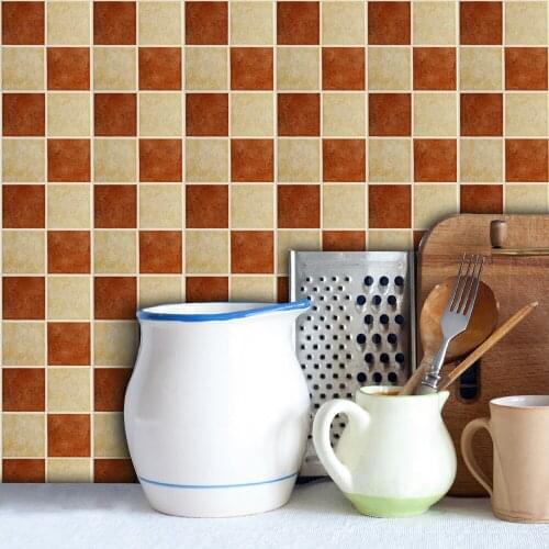 Antique Mosaic Tile Marble Stickers For Bathroom, Kitchen, Waterproof Art, Murals, Ethylene, Wallpaper MTS007