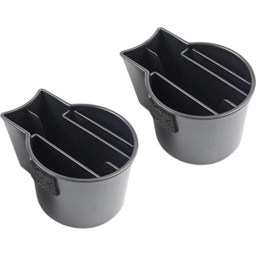 1Pcs High Quality Auto Cup Holder Bottle Holder Cup Holder Cans Holder For Tesla Model 3, Black