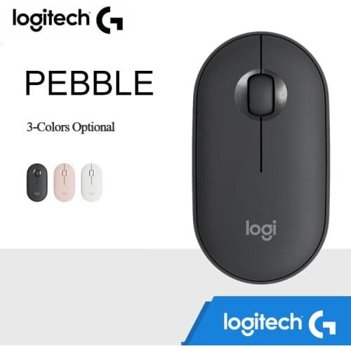 Logitech PEBBLE bluetooth wireless mouse Dual-connectivity Portable mouse for variety of scenarios